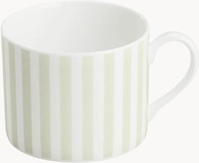 Set di 6 tazze in Fine Bone China Pastel Stripes