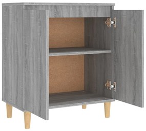 Credenza grigio sonoma 60x35x70 cm in legno ingegnerizzato