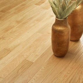 Parquet massello forte striscia di parquet M in rovere spazzolato sp. 10/2.5 mm 3 m²