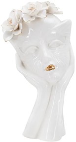 Vaso Elegante Maschera Femminile 16,5x14x27,3 cm