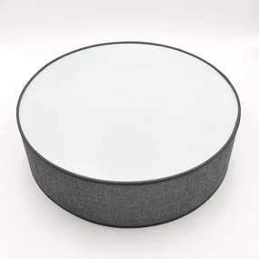 Plafoniera da soffitto SIRJA 2xE27/15W/230V Ø 45 cm grigia