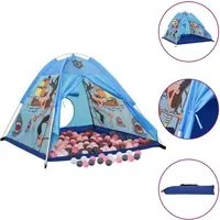 Tenda da Gioco per Bambini Blu con 250 Palline 120x120x90 cm cod mxl 72751