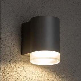 Brilagi - Applique da esterno LED RGBW MATERA 1xGU10/6W/230V grigio IP54