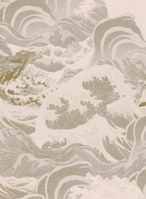 MINDTHEGAP Tapete Sea Waves - Neutral