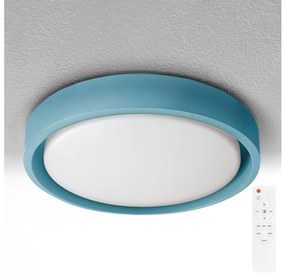 Brilagi-LED Plafoniera dimmerabile MATTEO LED/48W/230V 3000-6500K Ø 41 cm turchese + telecomando