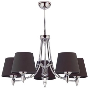 Jupiter 1255 - GX 5 - Lampadario a sospensione con supporto rigido GALAXY 5xE27/60W/230V