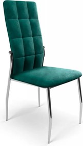 Sedia K416 verde velluto