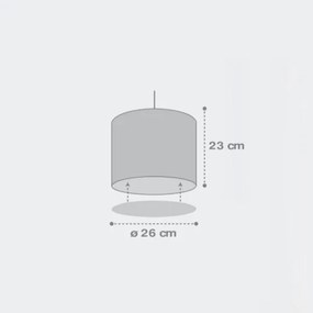 Dalber 62012S - Lampadario per bambini SWEET DREAMS 1xE27/60W/230V