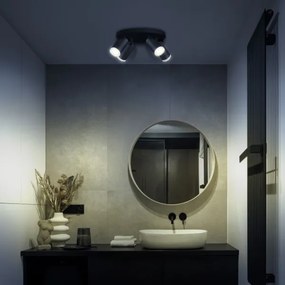 Faretto da bagno dimmerabile LED RGBW TURYN 4xGU10/6,5W/230V IP44 nero