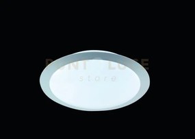 Gonzalo plafoniera led 9w 900lm, 3000k bordo alluminio + diffusore ...