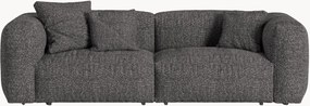 Divano componibile 3 posti in bouclé Martina, larg. 244 cm