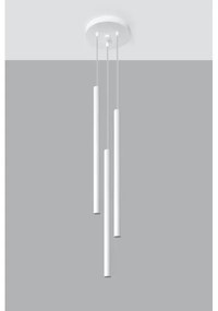 Sollux SL.0467 - Lampadario a sospensione con filo PASTELO 3xG9/8W/230V bianco