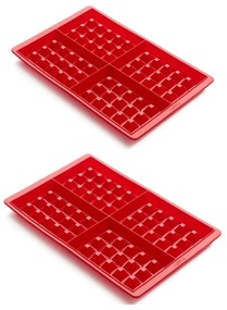 Stampo per cialde in silicone rosso - Lékué