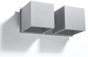 Sollux SL.0658 - Applique QUAD 2xG9/40W/230V grigio