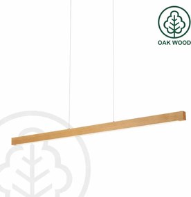 Lampadario LED a cavo VERDE LED/18W/230V 3000K 106 cm rovere