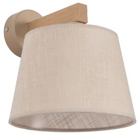 Brilagi - Lampada da parete LATTE SABIA 1xE27/15W/230V pino/beige