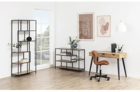 Libreria SARON quercia/nero