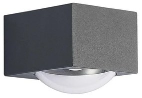 Lucande - Almos LED Down Applique da Parete da Esterno Grigio Scuro Lucande