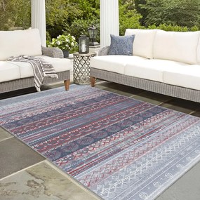 Tappeto viola/grigio lavabile 80x150 cm Vintage Stripe – Mila Home