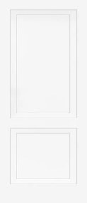 Anta per porta scorrevole Clew in legno bianco, L 92.5 x H 211.5 cm spessore 44 mm, apertura reversibile