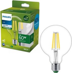 Lampadina LED ULTRAEFFICIENT VINTAGE Philips G95 E27/4W/230V 4000K