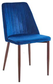 Sedia da Sala da Pranzo Dark Azzurro (46 x 57 x 86 cm)