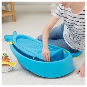 Skip Hop - Vaschetta per bambini MOBY 3 con supporto ergonomico blu
