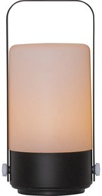 Lanterna LED nera e beige, altezza 19 cm Flame - Star Trading