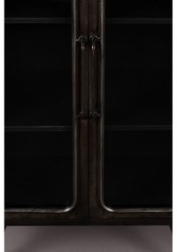 Vetrina nera in metallo 60x100x35 cm Denza – Dutchbone