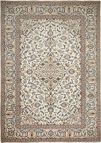 Kashan Tappeto persiano 350 x 250 Beige (Iran) Annodato A Mano
