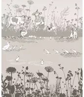 Little Greene Carta da parati Riverside Capers - Cluck