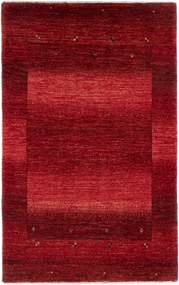 Loribaft Tappeto persiano 130x80 Rosso (Iran) Annodato A Mano
