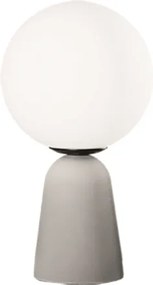 Lumetto da tavolo ROCK in cemento e vetro satinato 15x30 cm