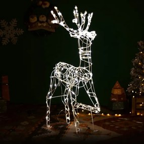 Aigostar - Decorazione natalizia da esterno a LED/3,6W/31/230V 2700K 105 cm IP44 renna
