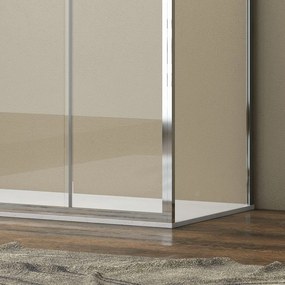 Box doccia 70x150 doppio scorrevole centrale vetro 8 mm anticalcare 200h | KEL6000 - KAMALU