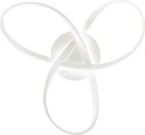 Plafoniera LED SMILLA Ø 45 cm bianco IP20 cct da bianco caldo a bianco freddo con regolazione di temperatura, 3500 lumen