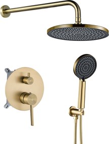 Set doccia da incasso Rea Foster Brush Gold + BOX