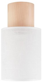 Plafoniera ARI 1xE27/60W/230V d. 16 cm bianco