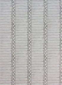 Steifentapete Domiers von Nina Campbell - Charcoal/ Ivory