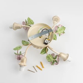 Lampadario a plafone FIORINTINO 4xE14/40W/230V