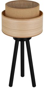 Brilagi - Lampada da tavolo MONTANA BOHO 1xE27/15W/230V marrone/nero