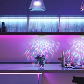SET 2x LED RGB Lampada decorativa FESTA 3xAAA/4,5V + telecomando