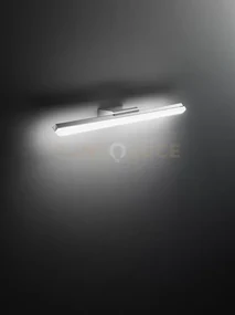 Bold applique led 20w 2200lm 3000k metallo cromo lucido e acrilico ...
