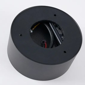 Brilagi - Plafoniera da soffitto per bagno LED FORIS LED/9W/230V Ø 9 cm nera IP44