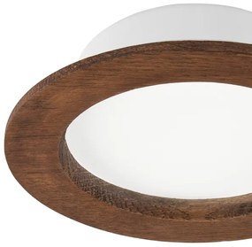 Faretto LED WOODY SPOT 12,5W 230V 4000K ciliegio Ø16 cm