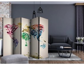 Paravento  Dancing smoke trails II [Room Dividers]  Colore ---, Dimensioni e Misure 225x172