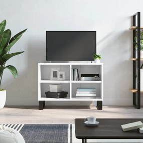 Mobile porta tv bianco 69,5x30x50 cm in legno multistrato