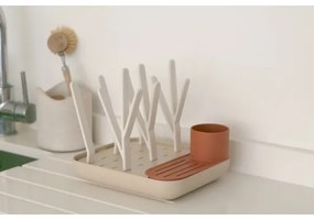 Beaba - Stendibottiglie beige/arancio