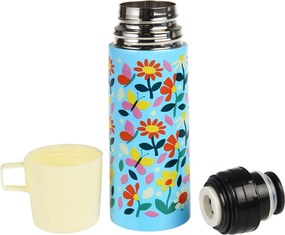 Borraccia termica blu/color crema 350 ml Butterfly Garden – Rex London