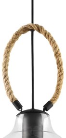 Eglo 43617 - Lampadario su corda  RODING 1xE27/40W/230V